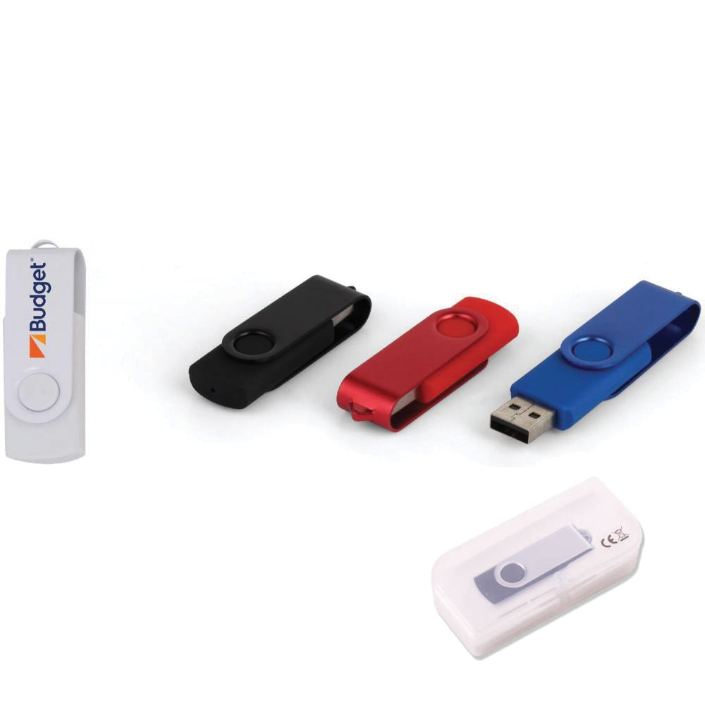 16 GB Metal Color Swivel USB Memory