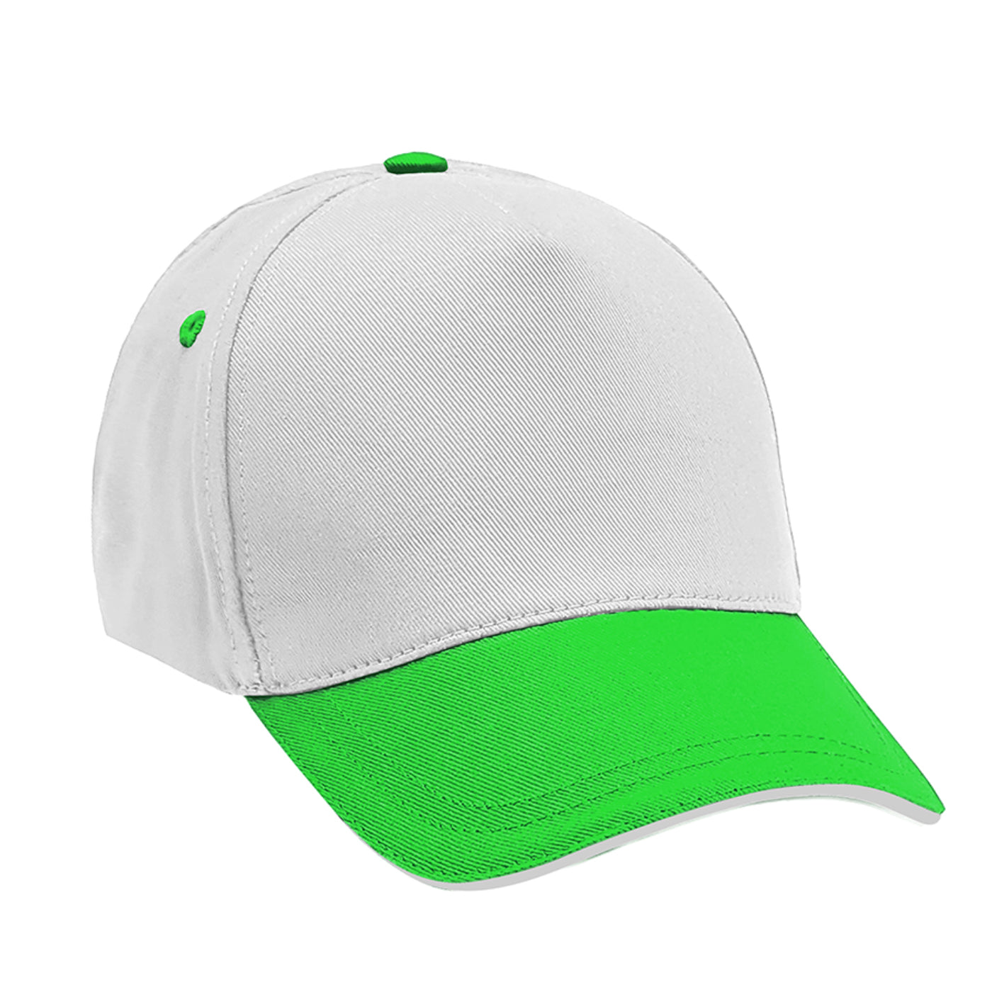 Branded Two-Tone Cap %100 Cotton
